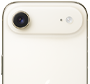 iPhone Air, face arrière, coloris blanc nuage, système caméra principale Fusion dans un plateau au sommet